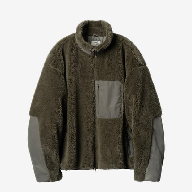 [러프사이드] 24FW 후리스 올리브 2size