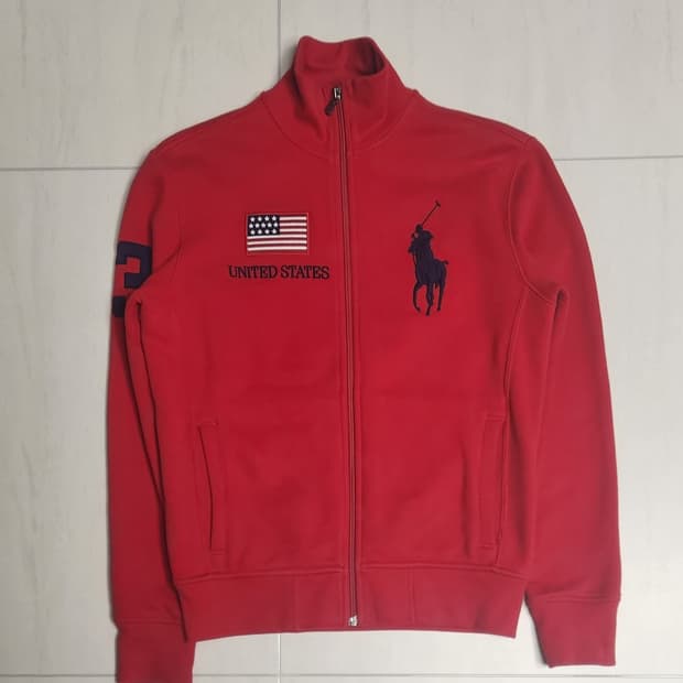 폴로 빅포니 성조기 집업 져지