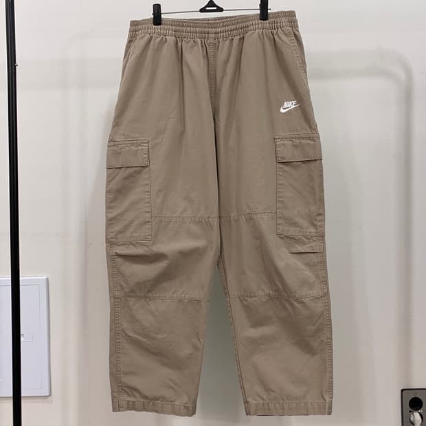 나이키 신형 립스탑 카고 와이드 팬츠
