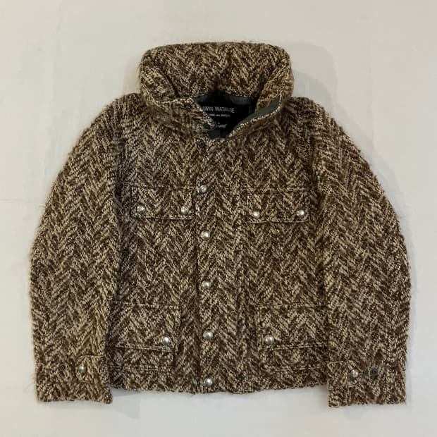 꼼데가르송 준야와타나베 트위드 윈드스토퍼 자켓