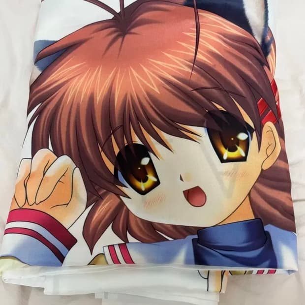 클라나드 나기사 고양이 침대시트 깔개 미소녀