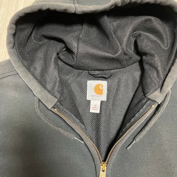 칼하트 써멀 후드집업 블랙 m