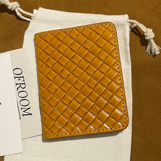 카우레더 위빙 반지갑