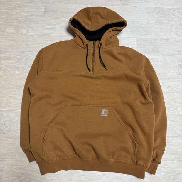 칼하트 빈티지 하프집업 후디