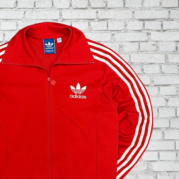 아디다스 유로파 레드 빈티지 져지 95