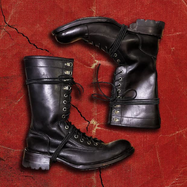 Alfredo bannister 알프레도 바니스터 롱 밀리터리 부츠 43