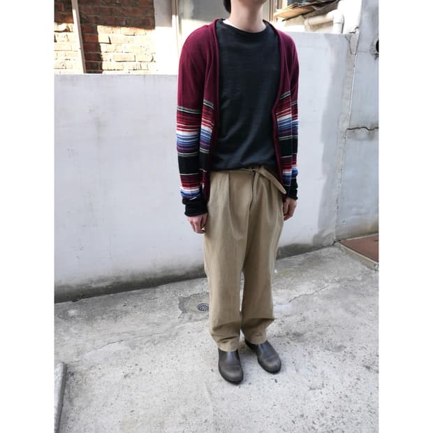 사스콰치패브릭스 스트라이프 가디건