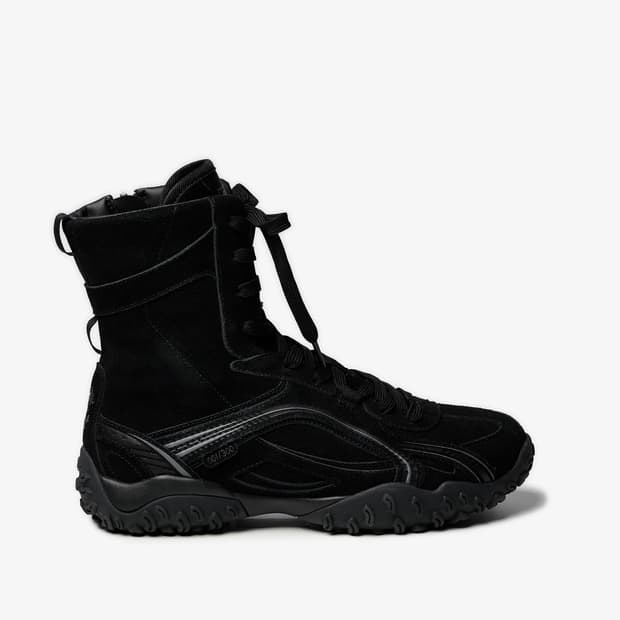 휠라 한소희 에샤페 미드 프리미엄 블랙 240