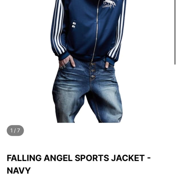 [2] 파코서플라이 폴링 엔젤 자켓 네이비 새상품 팝니다 