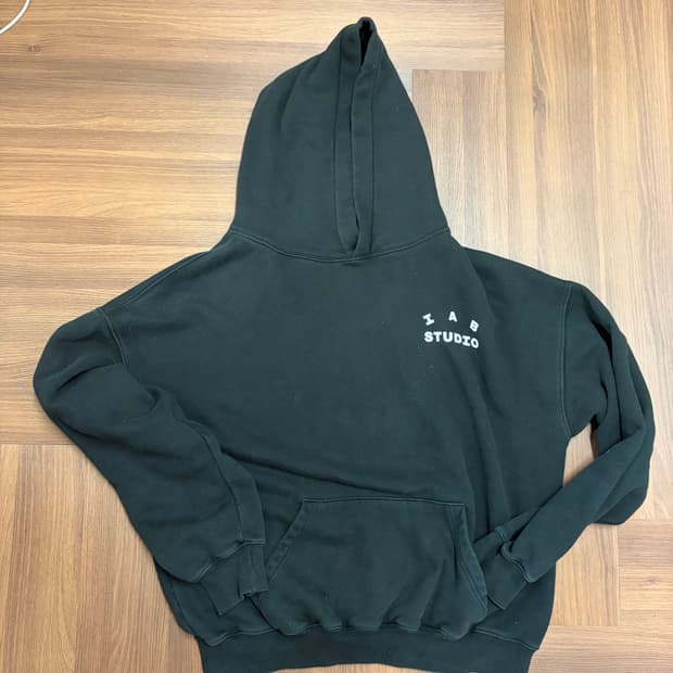 아이앱 검정 후드티 XL 판매