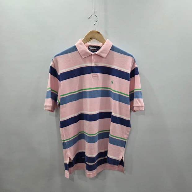 폴로랄프로렌 두산 코튼 스트라이프 카라티 95