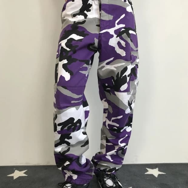 Purple Camo Military BDU Pants