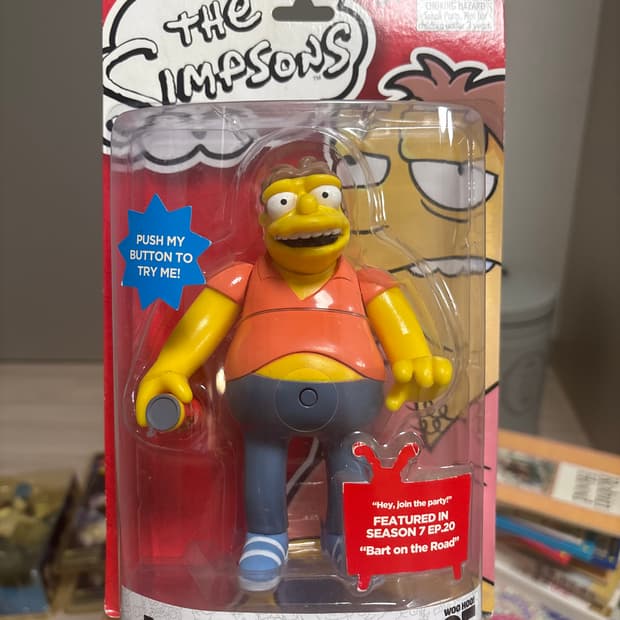 심슨 Barney Gumble 토킹 피규어 (새상품)