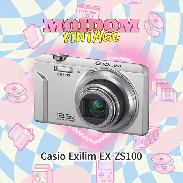 작례⭕️ ZS100 실버 Casio 디카 디지털카메라