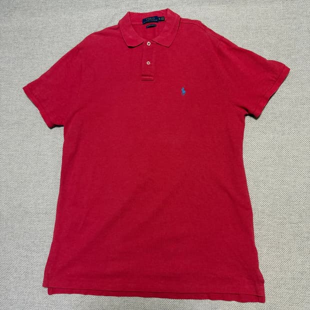 폴로 랄프로렌 커스텀 슬림핏 반팔 카라티