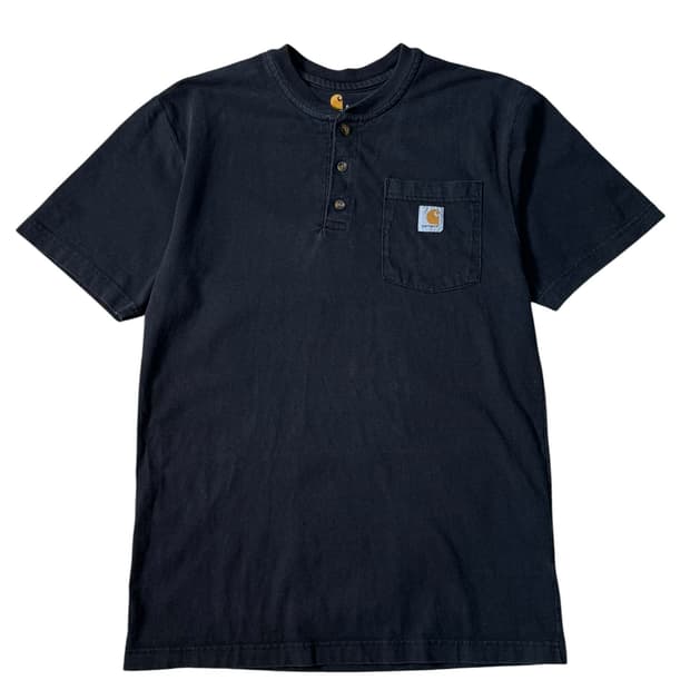 Carhartt 칼하트 포켓 헨리넥 반팔티
