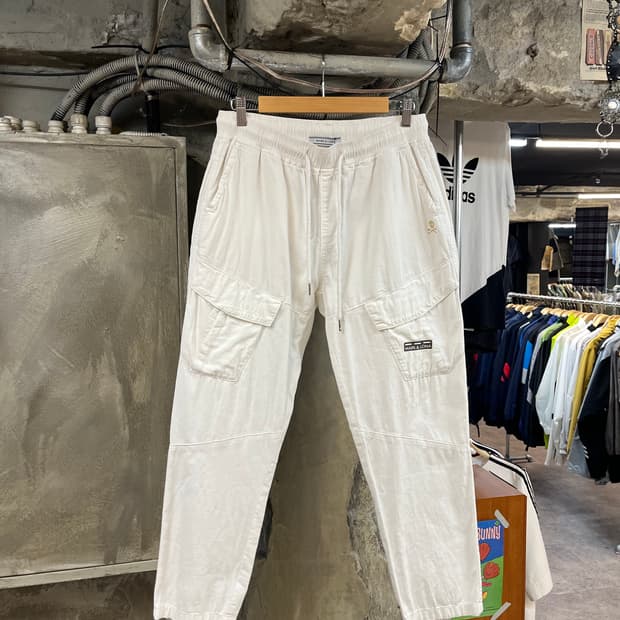 마크앤로나 조거 팬츠 화이트 M #csz2634