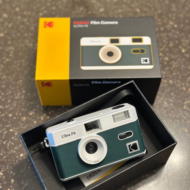 코닥 울트라 F9 필름 카메라 그린 새상품 판매