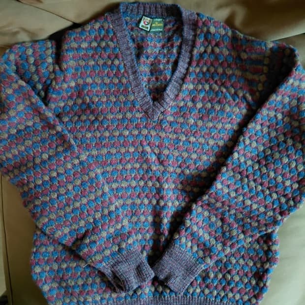 알란파인 빈티지 셔틀랜드 니트 made in England