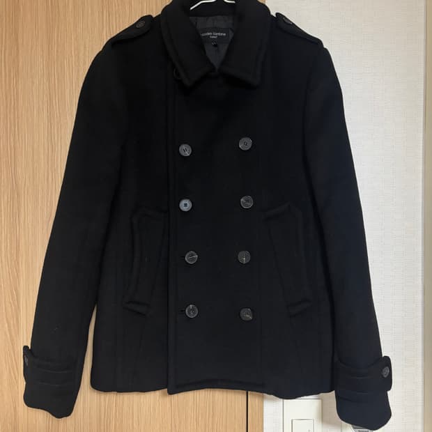 착샷O) 울 피코트 블랙 