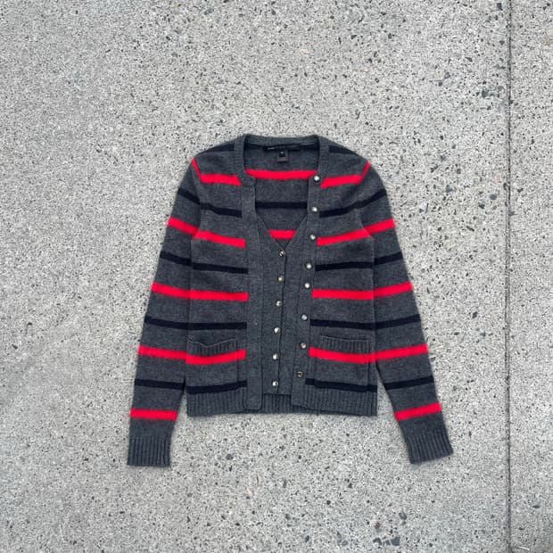 MARC JACOBS 스트라이프 가디건