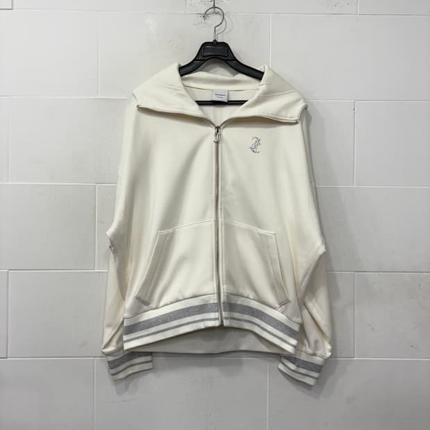 쥬시꾸뛰르 화이트 글리터 후드집업