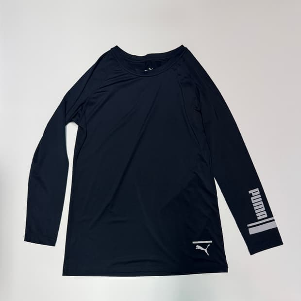 푸마 Puma 기능성 트레이닝 긴팔 티셔츠 블랙