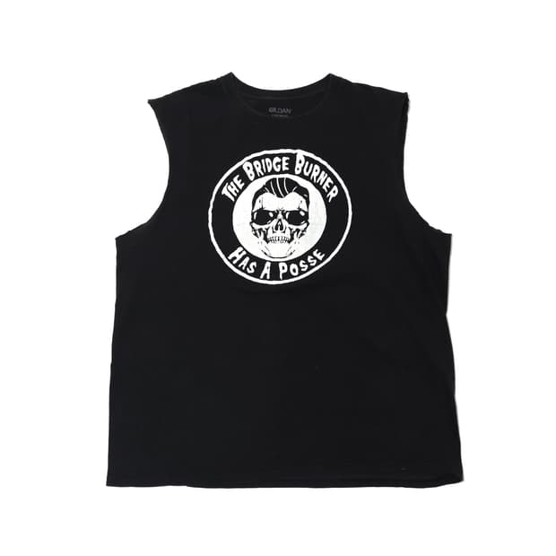 GILDAN 브릿지 버너 그래픽 슬리브레스 나시 size L