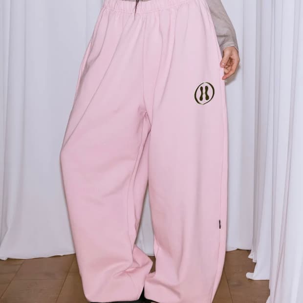 미스테리어스호텔 H LOGO BASIC WIDE PT [PINK]