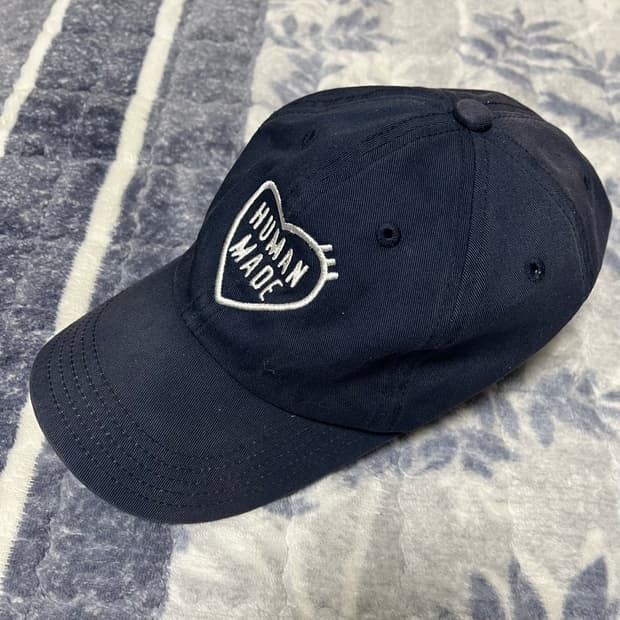 휴먼메이드 6패널 트윌 볼캡 빈티지 네이비