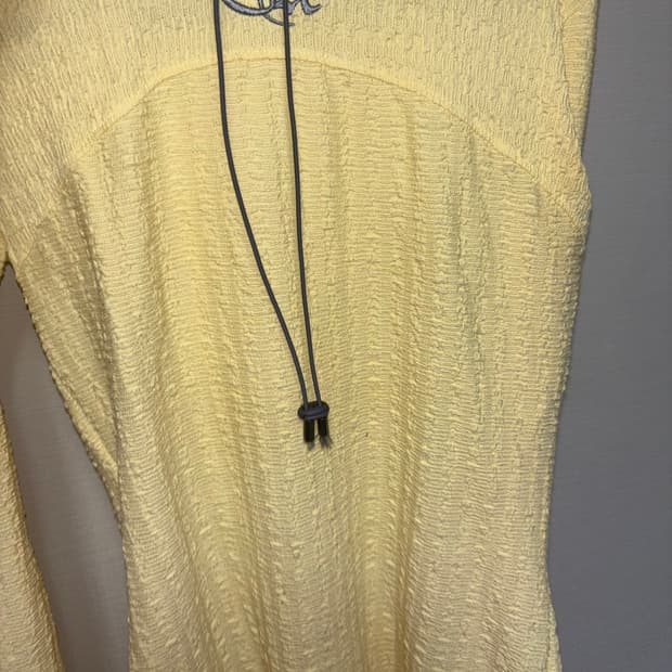 스컬프터 이스트링 크링클 후드 레몬