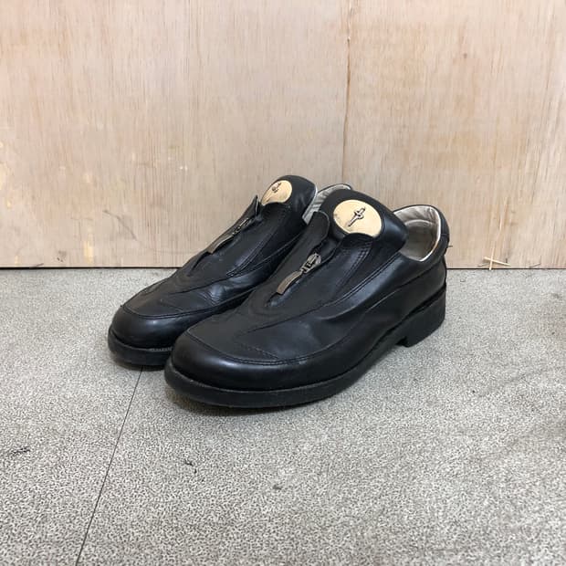 [직수입] RARE 빈티지 레더 슈즈 블랙 245-250