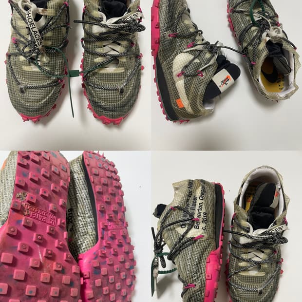 나이키 오프화이트 여성 운동화