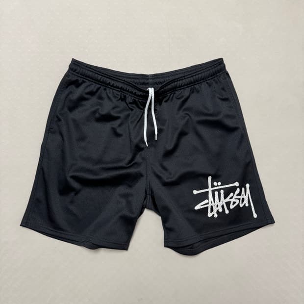 [XL] Stussy 스투시 빅 베이직 메쉬 쇼츠 블랙
