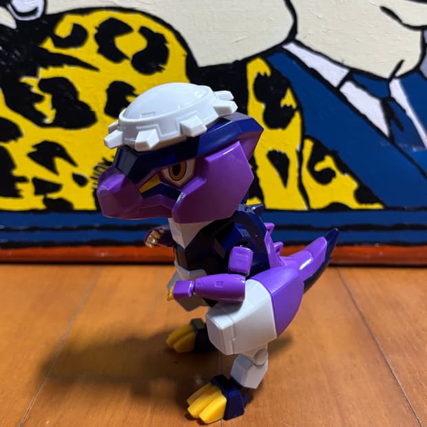 쥬라기캅스 파키 공룡 로봇 피규어 장난감 인테리어 소품