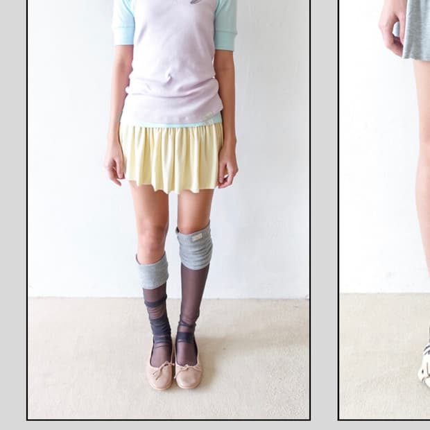 샵페어리 faerie 유쥬 스커트 레몬 옐로우 노랑