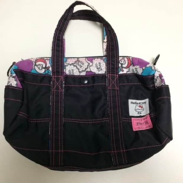 포터 헬로키티 아트모스 콜라보 보스턴백