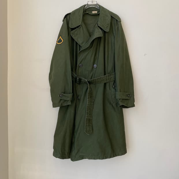 🌊70s US army overcoat (w.lining) L-S
