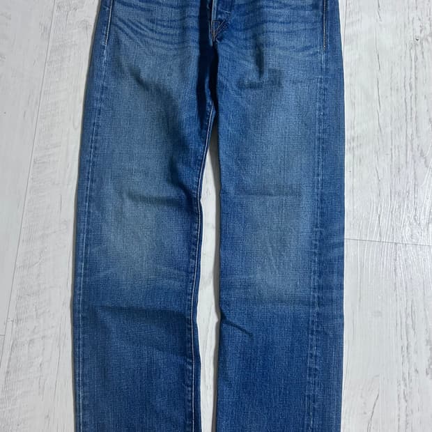 RRL 스트레이트 레그 핏 힐스뷰 워싱 데님 진 30x30