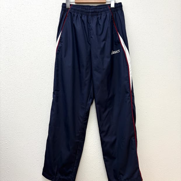 아식스 네이비 트레이닝 팬츠
