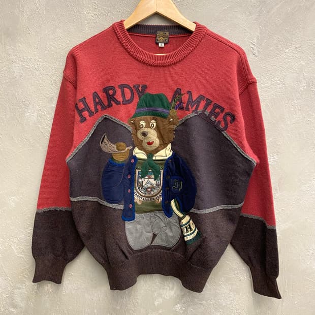 [L] 90s HARDY AMIES 하디에이미스 빈티지 울 니트