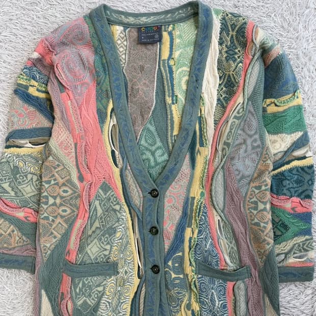 쿠지 케이블 니트 가디건/#3012