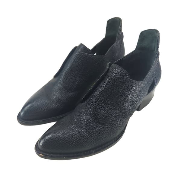 [여38]알렉산더왕 블랙 레더 로퍼[Y63-097]