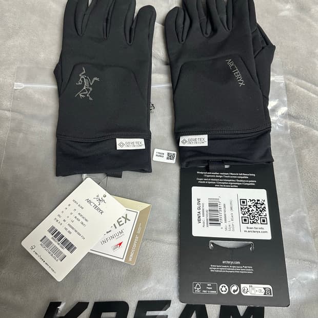 아크테릭스 벤타 글러브 장갑 블랙L사이즈