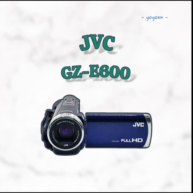 JVC GZ-E600 빈티지캠코더 [ 꾸미기0 ]