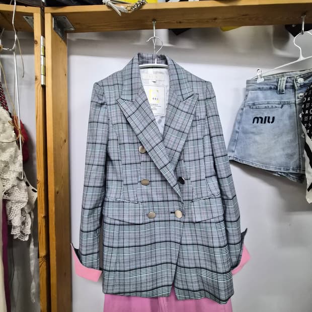 에고이스트 체크자켓