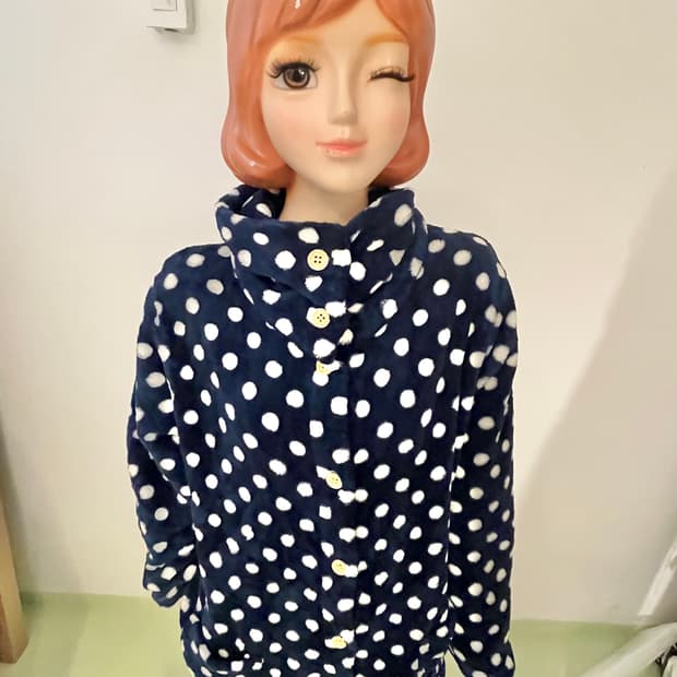 네이비 도트 수면 파자마 🌀