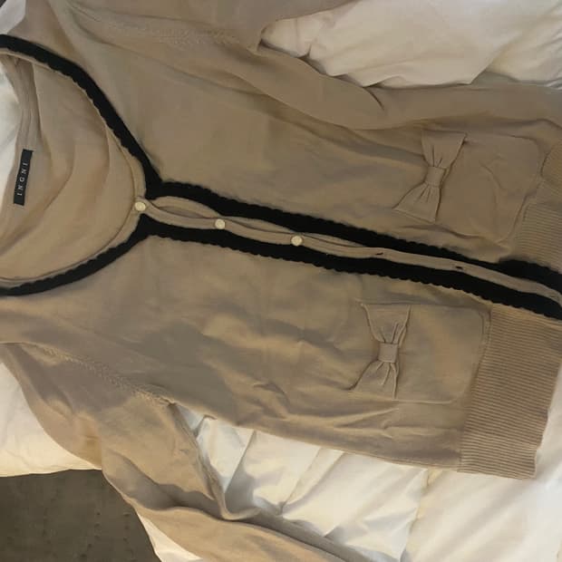 잉그니 ingni 리본포켓 가디건 갸루 라떼갸루 가디건 일본빈티지 일브