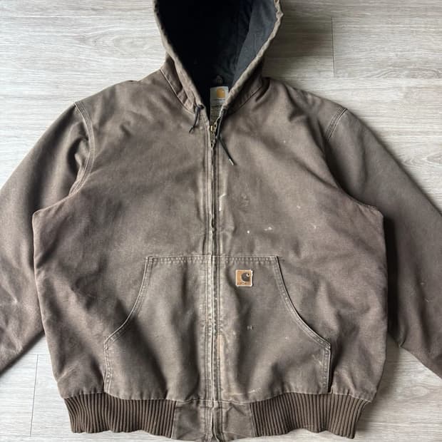 칼하트 J130 샌드스톤 덕 액티브 자켓