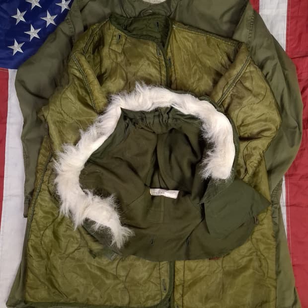 오리지날 미군 M-65 개파카 스몰사이즈 풀셋트